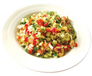 Israeli salad at Shoshana Restaurant, Bangkok