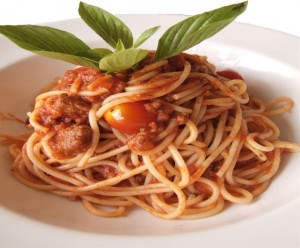 Spaghetti at Shoshana Restaurant, Bangkok